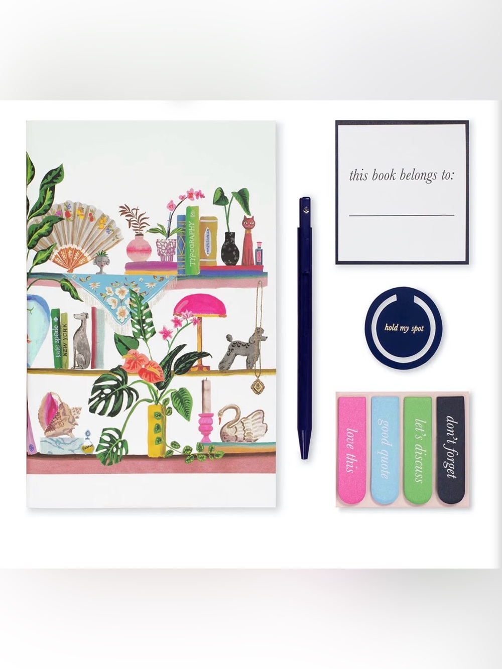 Kate Spade New York Book Club Kit, Bookshelf